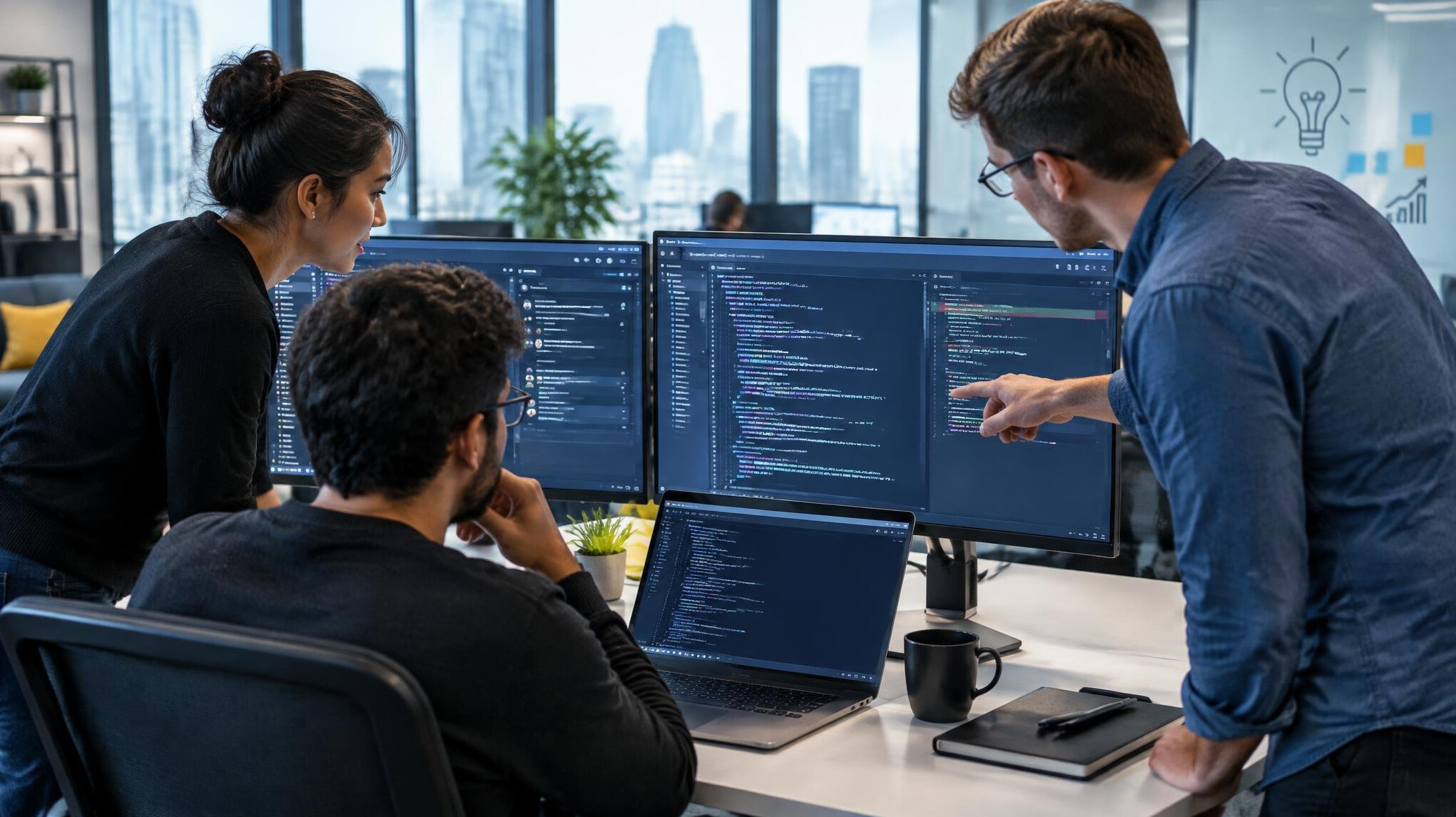 corporate software interface